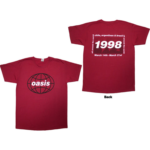 Oasis - 1998 World Tour - South America (()) Red