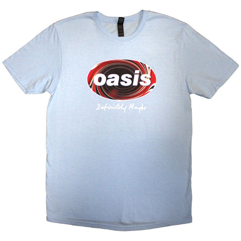 Oasis - Definitely Maybe Union Jack Oval (()) Blue