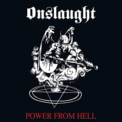 Onslaught - Power From Hell (White W/ Red Splatter Vinyl) ((Vinyl))