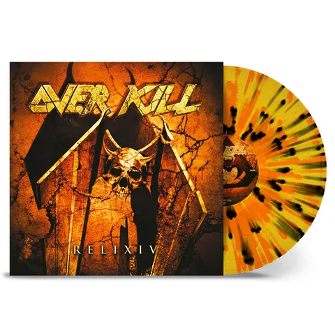 Overkill - Reli Xiv (Indie Exclusive, Yellow, Orange & Black Splatter Colored Vinyl) ((Vinyl))