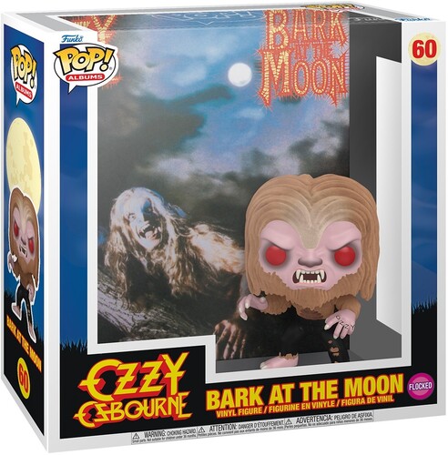 Ozzy Osbourne - FUNKO POP! Cover with Case: Ozzy Osbourne - Bark at the Moon (Flocked) (Large Item, Vinyl Figure) ((Action Figure))