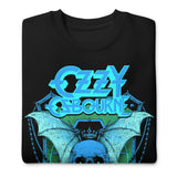 Ozzy Osbourne Neon Blue Bat Jumbo Print Sweatshirt