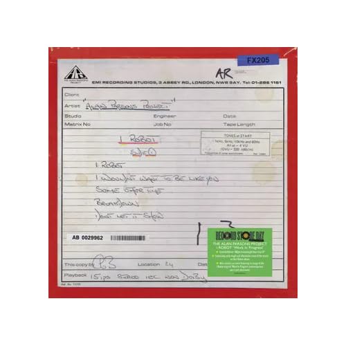 Parsons,Alan - I Robot (Work In Progress) (Rsd 4.12.25) ((Vinyl))
