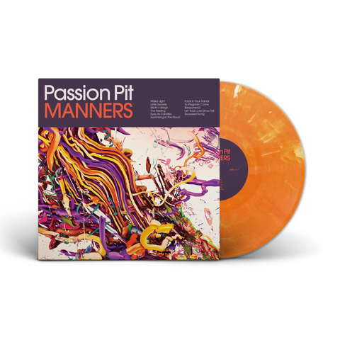 Passion Pit - Manners (Indie Exclusive, Orange Marble Colored Vinyl, Anniversary Edition) ((Vinyl))
