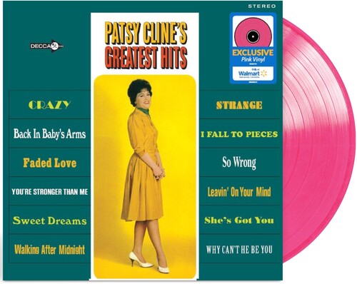 Patsy Cline - 12 Greatest Hits (Indie Exclusive, Pink Colored Vinyl) ((Vinyl))