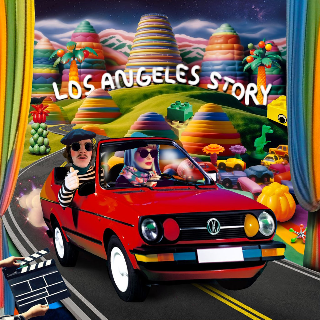 Paul + Kate Bollinger Cherry - Los Angeles Story (Clear W/ Red And Black Swirl Vinyl) ((Vinyl))