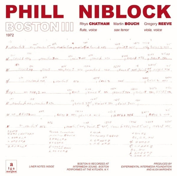 PHILL NIBLOCK - Boston/Tenor/Index ((CD))