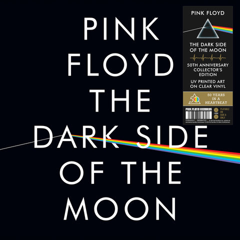 PINK FLOYD - The Dark Side Of The Moon (50th Anniversary) [2023 Remaster] (2LP UV Printed Clear Vinyl Collector's Edition) ((Vinyl))