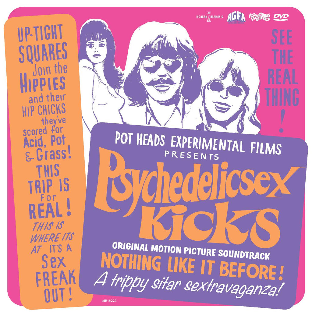 Psychedelic Sex Kicks - Original Motion Picture Soundtrack (COLOR VINYL + DVD) ((Vinyl))