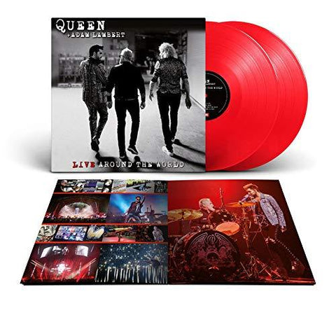 Queen & Adam Lambert - Live Around The World (Limited Edition, Colored Vinyl, Red, Indie Exclusive) ((Vinyl))