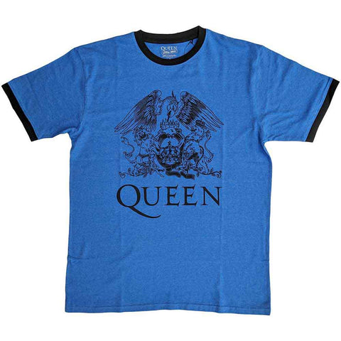 Queen - Crest Logo (()) Blue