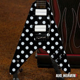 Randy Rhoads - Randy Rhoads Harpoon Polka Dot V Mini Guitar Replica Collectible (Collectible, Figure) ((Action Figure))