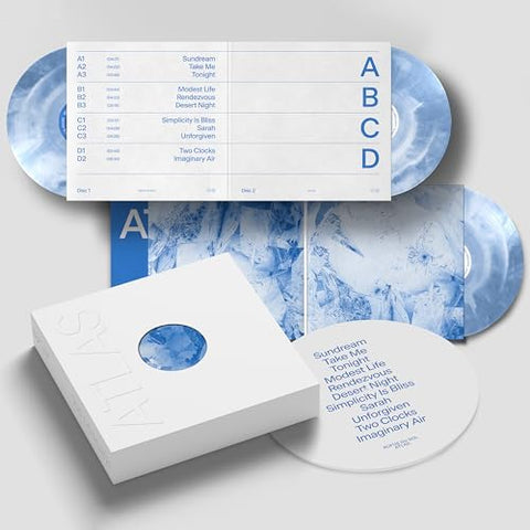RÜFÜS DU SOL - Atlas (Limited Edition 10 Year Anniversary Box Set) [White & Blue Vinyl with Slipmat and Photo] ((Vinyl))