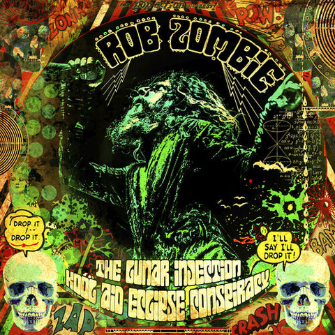 Rob Zombie - The Lunar Injection Kool Aid Eclipse Conspiracy [Explicit Content] (Blue in Bottle Green W/ Black & Bone Splatter Colored Vinyl) ((Vinyl))