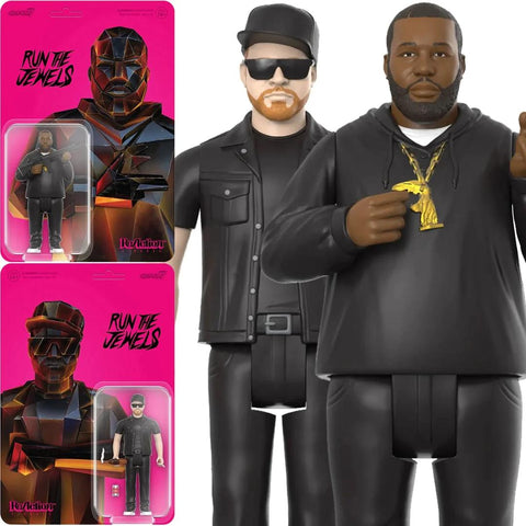 Run the Jewels - Super7 - Run the Jewels ReAction Figures Wave 2 Set - Dangerous Killer Mike and El-P (Large Item, Collectible, Figure, Action Figure) ((Action Figure))