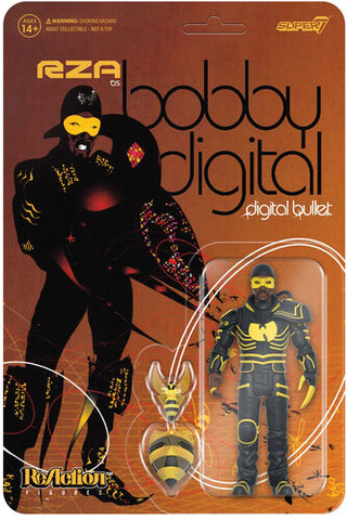 RZA - Super7 - RZA ReAction Wave 2 - Bobby Digital (Digital Bullet) (Collectible, Figure, Action Figure) ((Action Figure))