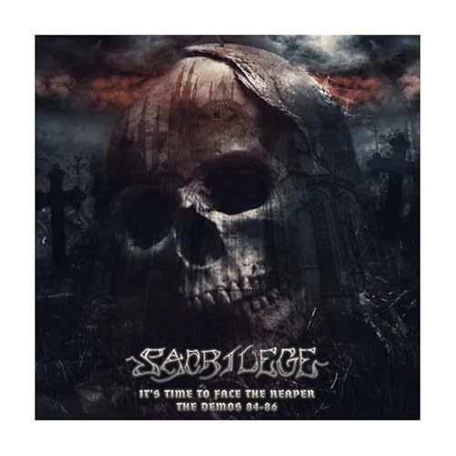Sacrilege - It'S Time To Face The Reaper - The Demos 84-86 (White W/ Black Splatter Vinyl 2Lp) ((Vinyl))