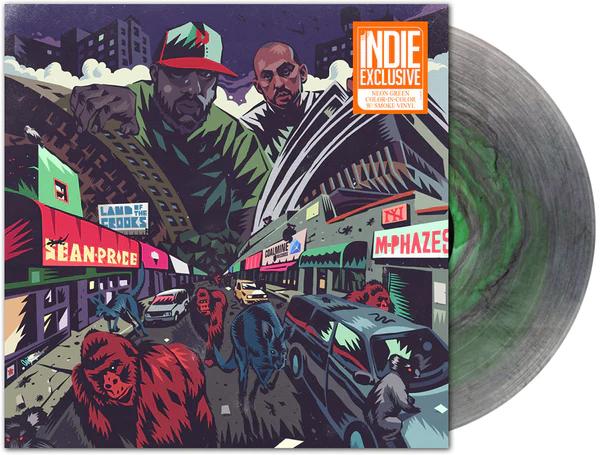Sean Price & M-Phazes - Land Of The Crooks (Indie Exclusive, Colored Vinyl, Green, Smoke) ((Vinyl))