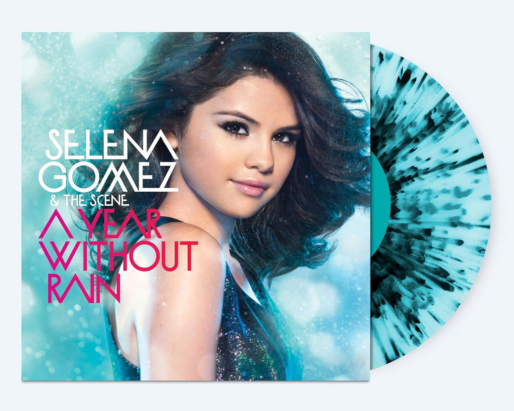 Selena Gomez & the Scene - A Year Without Rain (Limited Edition, Transparent Ice, Blue & Black Splatter Colored Vinyl) ((Vinyl))