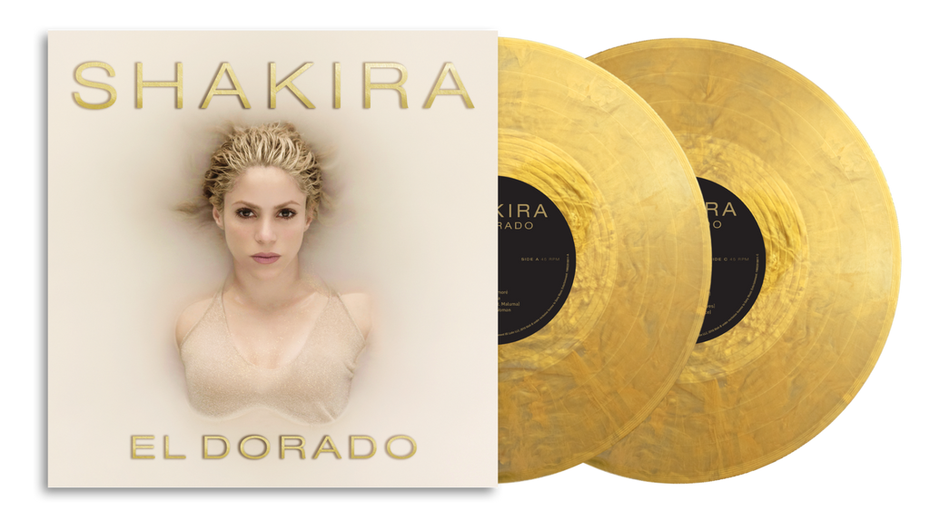 Shakira - El Dorado (Metallic Gold Colored Vinyl, Sticker, 45 RPM, Gatefold LP Jacket) (2 Lp's) ((Vinyl))
