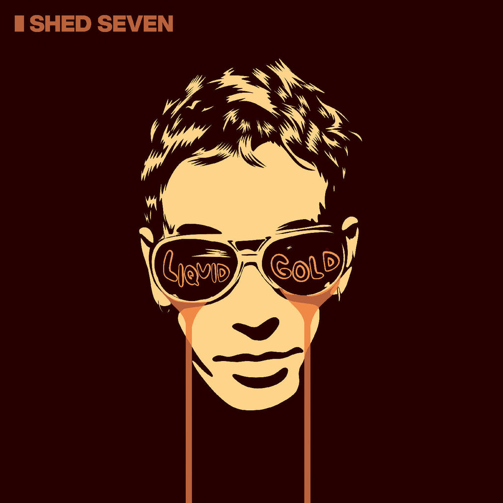 Shed Seven - Liquid Gold [Red/Black Marble Vinyl] ((Vinyl))