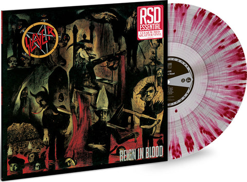 Slayer - REIGN IN BLOOD Clear w/ Red Splatter INDIE ((Vinyl))