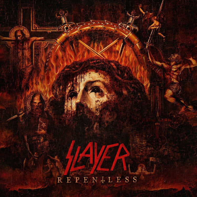 SLAYER - Repentless (Indie Exclusive) [Clear Silver Red Splatter] ((Vinyl))