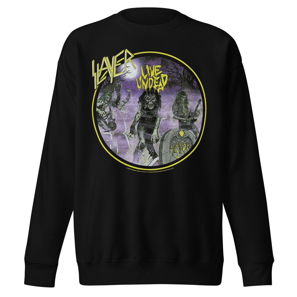 Slayer Yellow Undead Jumbo Print Sweatshirt