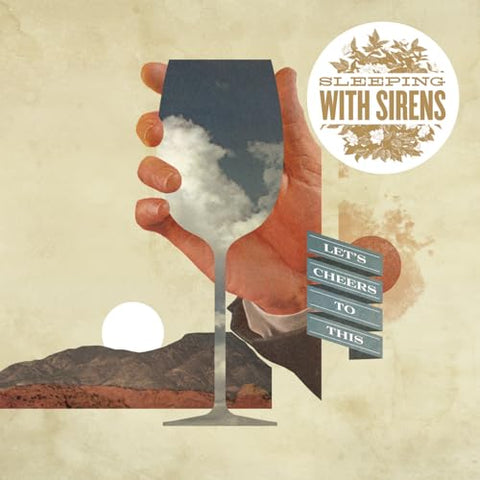 Sleeping With Sirens - Let's Cheers To This (WHITE & GOLD SMUSH) ((Vinyl))