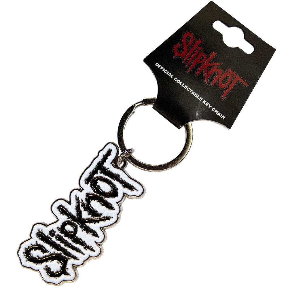 Slipknot - Black Logo White Border (())