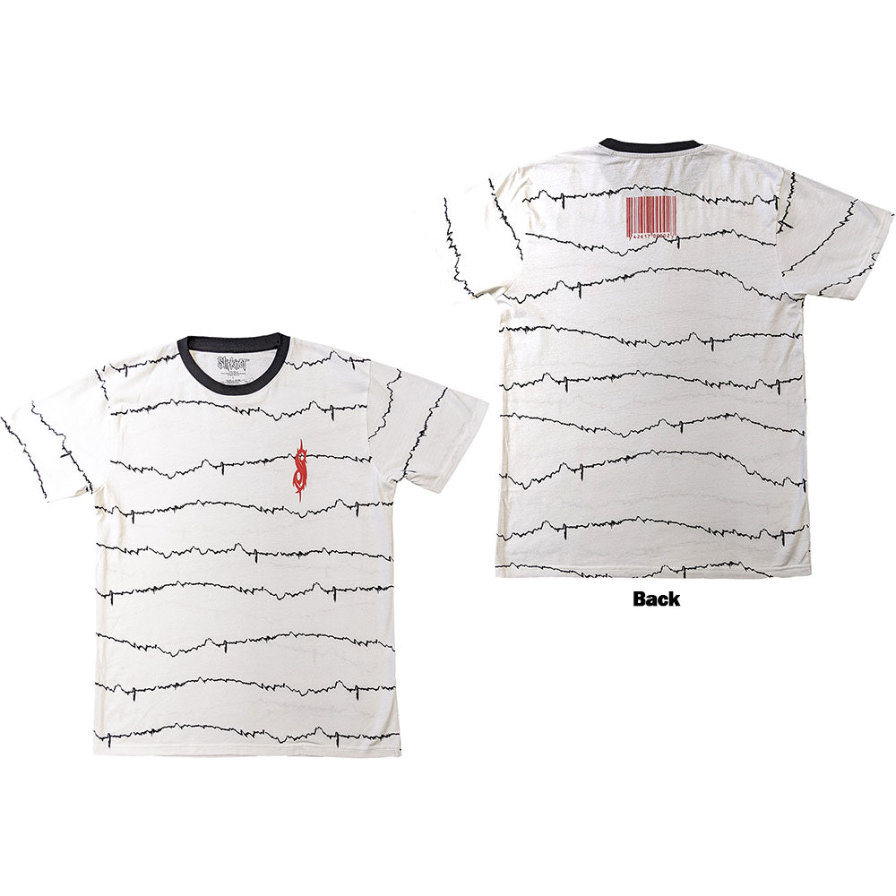 Slipknot - The End, So Far Tribal-S & Barcode (()) White