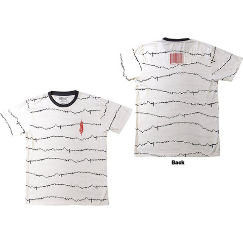 Slipknot - The End, So Far Tribal-S & Barcode (()) White