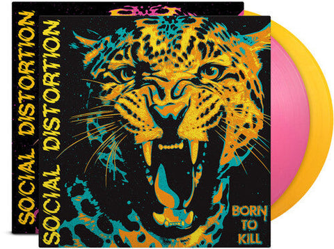 Social Distortion - Born To Kill (Indie Exclusive) (Limited Edition, Pink & Yellow Colored Vinyl) (2 Lp's) ((Vinyl))