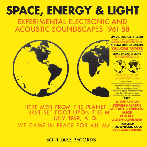 Soul Jazz Records Presents - Space, Energy & Light: Experimental Electronic And Acoustic Soundscapes 1961-88 (YELLOW VINYL) ((Vinyl))