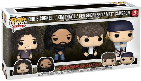 Soundgarden - FUNKO POP! ROCKS: Soundgarden 4-Pack (Large Item, Vinyl Figure, 4 Pack) ((Action Figure))