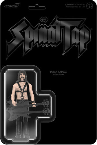 Spinal Tap - Super7 - Spinal Tap - ReAction Figures Wv2 - Derek Smalls (None More Black) (Collectible, Action Figure) ((Action Figure))