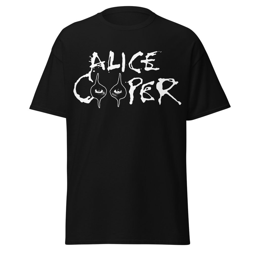 Stakes - Alice Cooper Big Eyes Jumbo Print T-Shirt (()) Black