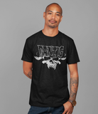 Stakes - Danzig - Logo Skull Jumbo Print T-Shirt (()) Black