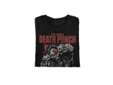 Stakes - Five Finger Death Punch - Both Barrels Jumbo Print T-Shirt (()) Black