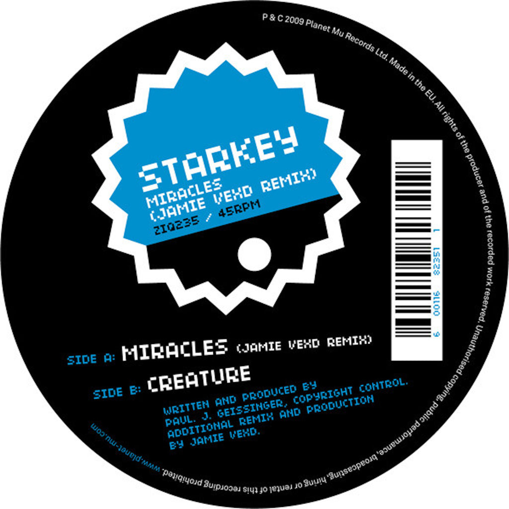 Starkey - Miracles (Jamie Vex?d vs Starkey Remix) - 12" ((Vinyl))