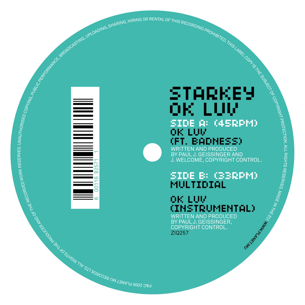 Starkey - OK Luv - 12" ((Vinyl))