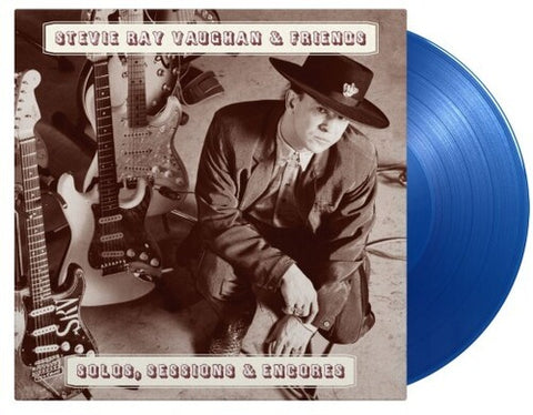 Stevie Ray Vaughan & Friends - Solos, Sessions & Encores (Limited Edition, 180 Gram Vinyl, Colored Vinyl, Translucent Blue) [Import] (2 Lp's) ((Vinyl))