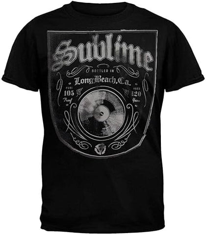 Sublime LBC - Bottled in Long Beach Record Mens T-shirt