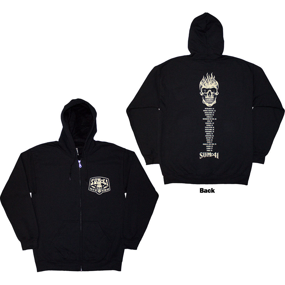 Sum 41 - Tour '24 Pocket Logo & Skull Back (()) Black