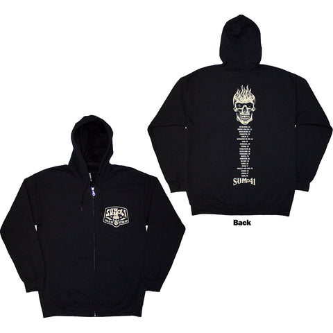 Sum 41 - Tour '24 Pocket Logo & Skull Back (()) Black
