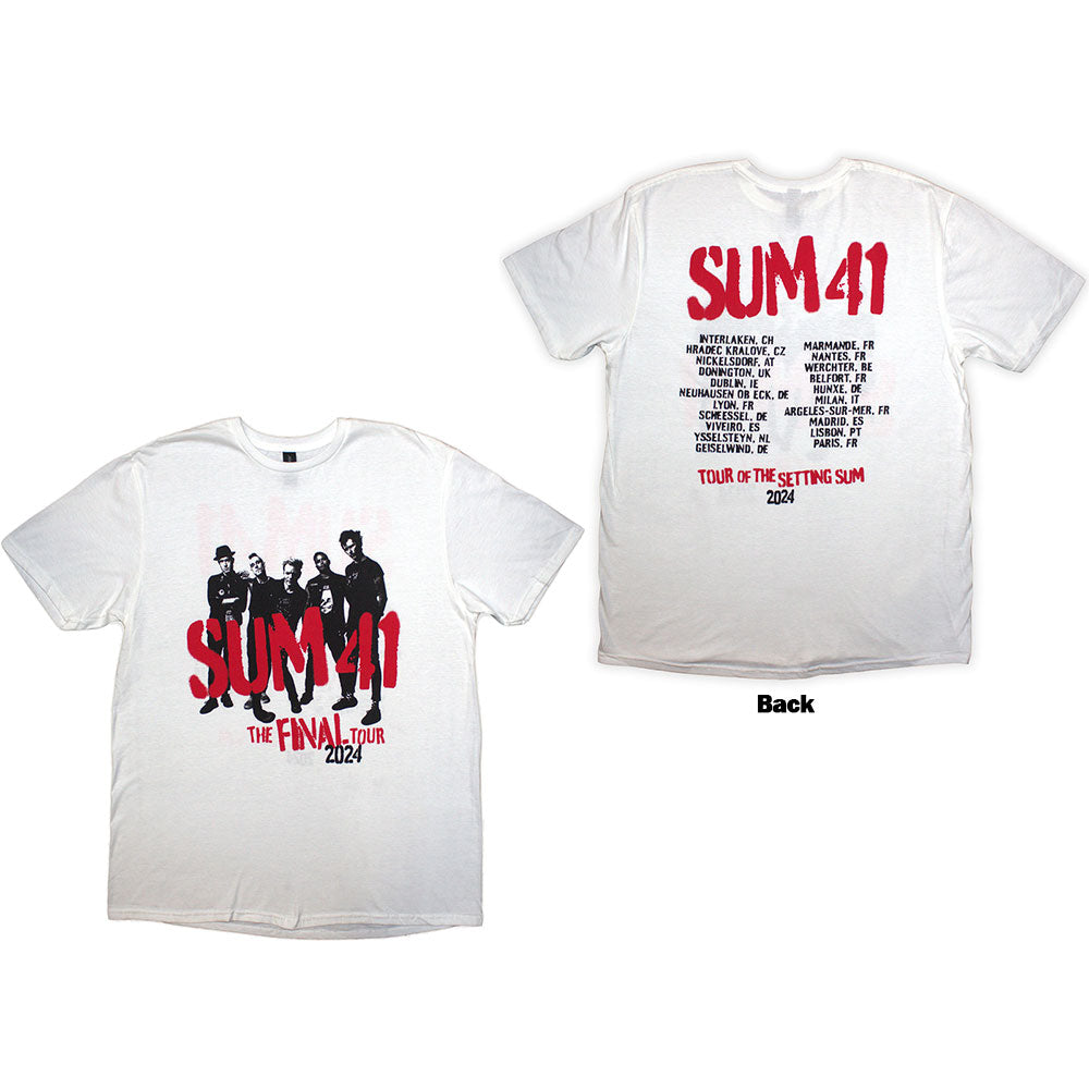 Sum 41 - Tour '24 Spray Paint (()) White