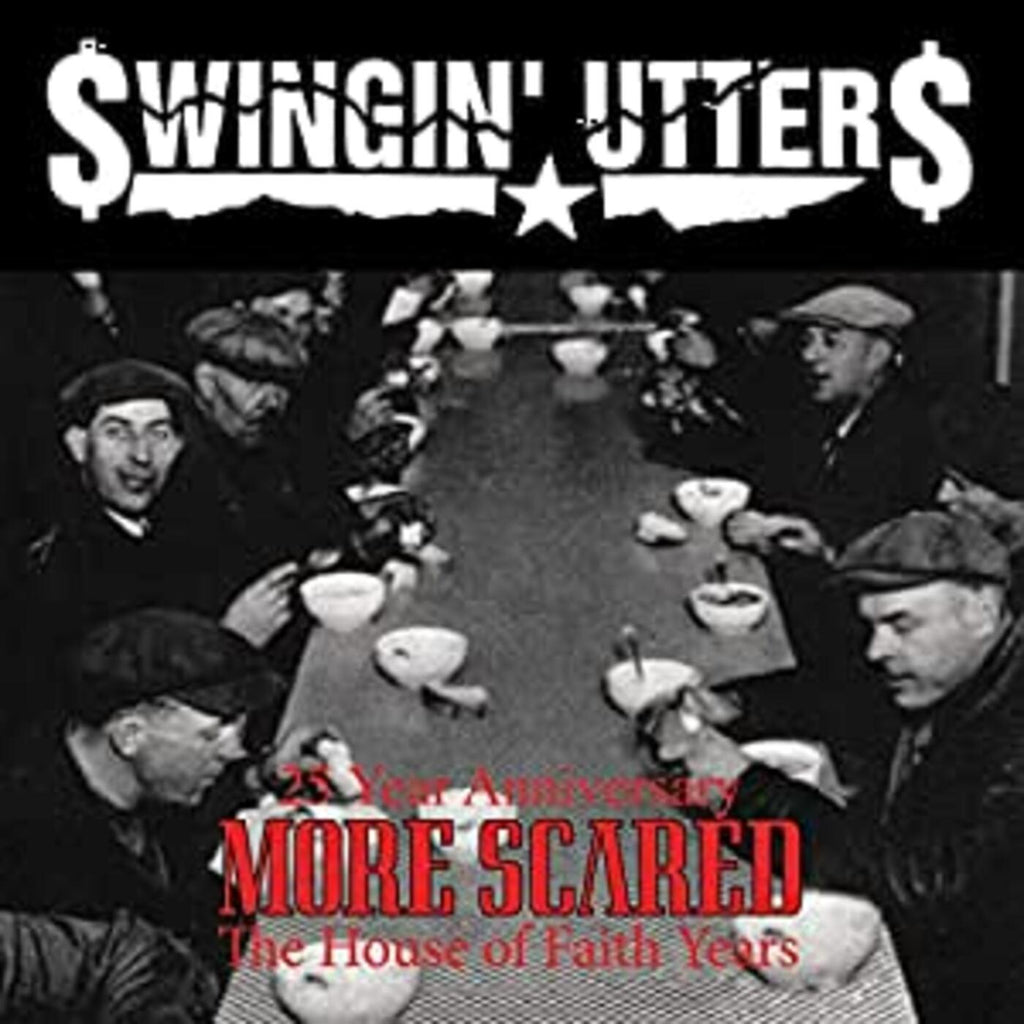 Swingin' Utters - More Scared (BLACK & WHITE VINYL) ((Vinyl))