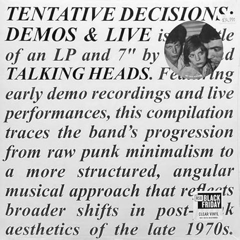 Talking Heads - Tentative Decisions: 1974-1976 [Lp + 7"] [RSD 11.28.25] ((Vinyl))