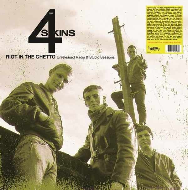 THE 4 SKINS - Riot In The Ghetto: Unreleased Radio & Studio Sessions (Red Vinyl) ((Vinyl))