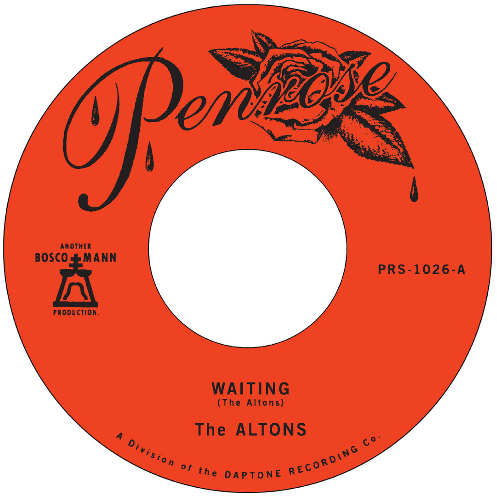 The Altons - "Waiting" B/W "Teach Me To Forget You" ((Vinyl))